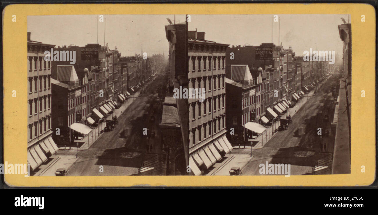 Broadway, à au sud de Houston Street, par E. & H.T. Anthony (Entreprise) Banque D'Images