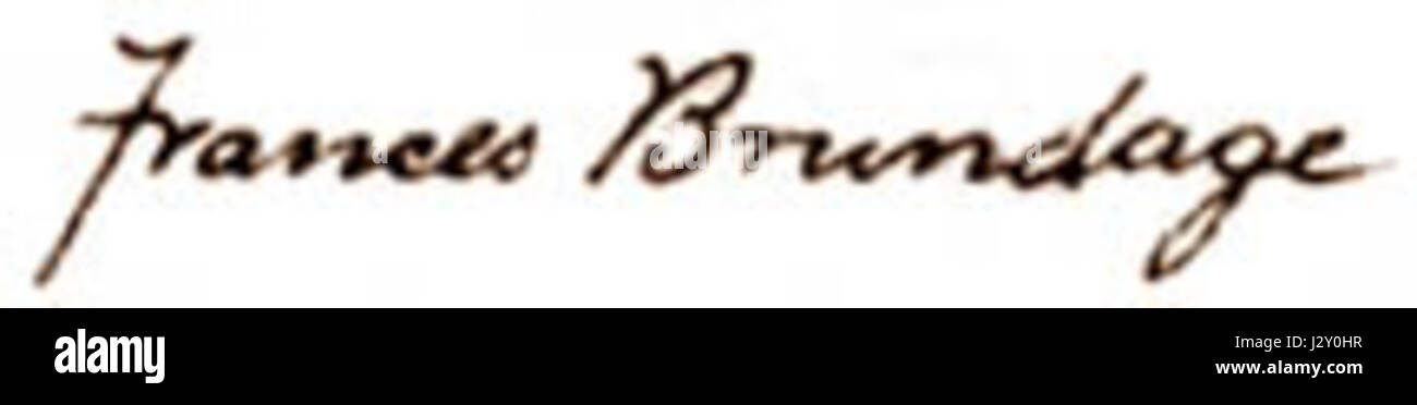 La signature Brundage fait référence à l'autographe ou à la signature de William Brundage, une personne probablement associée à un événement ou à une organisation spécifique, représentant une marque personnelle ou un document historique. Banque D'Images