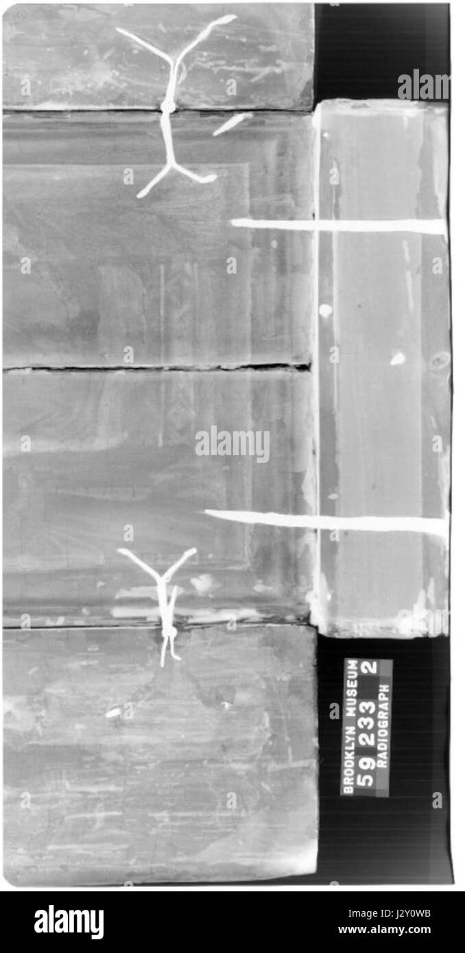 Le Musée de Brooklyn - La Madonna Enthroned Banque D'Images