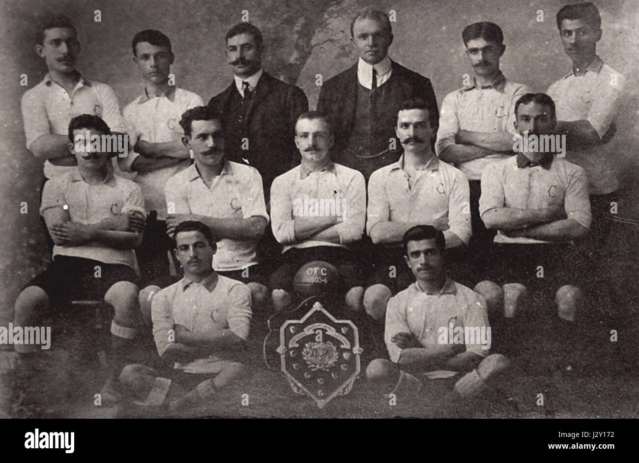Cadi-Ceuy 1905-1906 FC Banque D'Images
