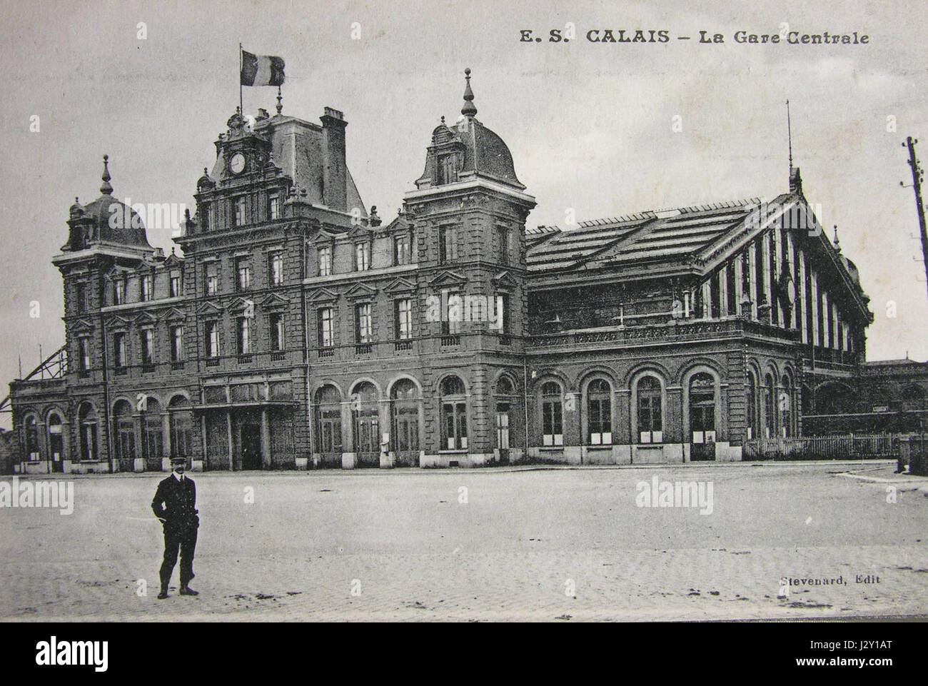 Carte vintage de calais Banque de photographies et d’images à haute ...