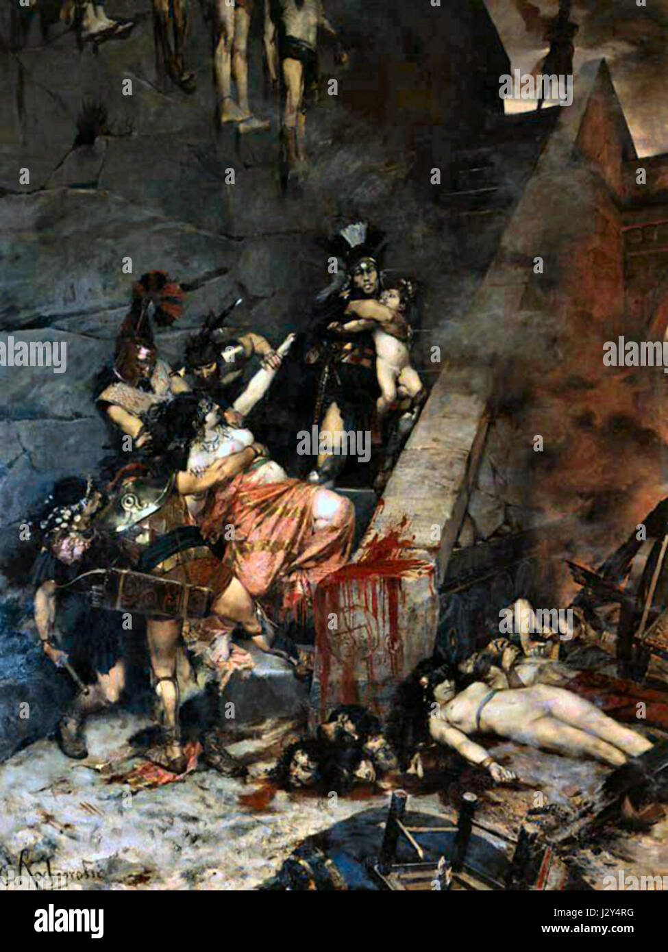 Rochegrosse Andromaque Banque D'Images