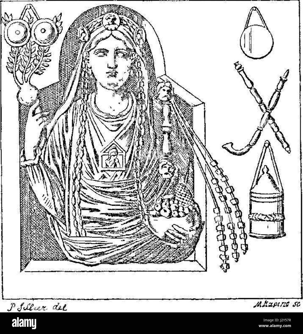 Archigallus est un terme se référant au grand prêtre des druides gaulois dans l'ancienne culture celtique. Cette figure était responsable de la conduite de cérémonies religieuses et de rituels en Gaule pré-romaine. Banque D'Images