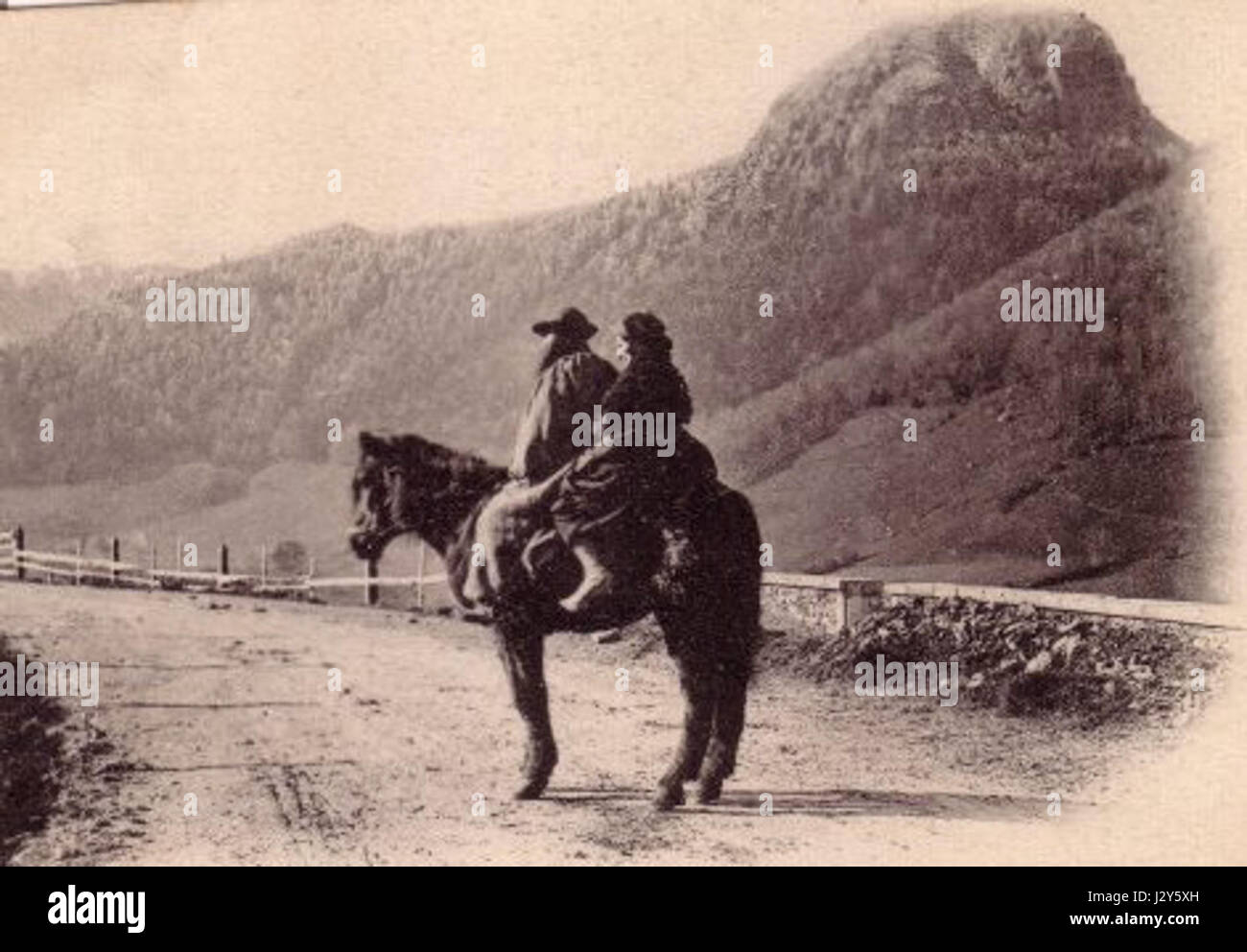 Auvergnatschevalville Banque D'Images