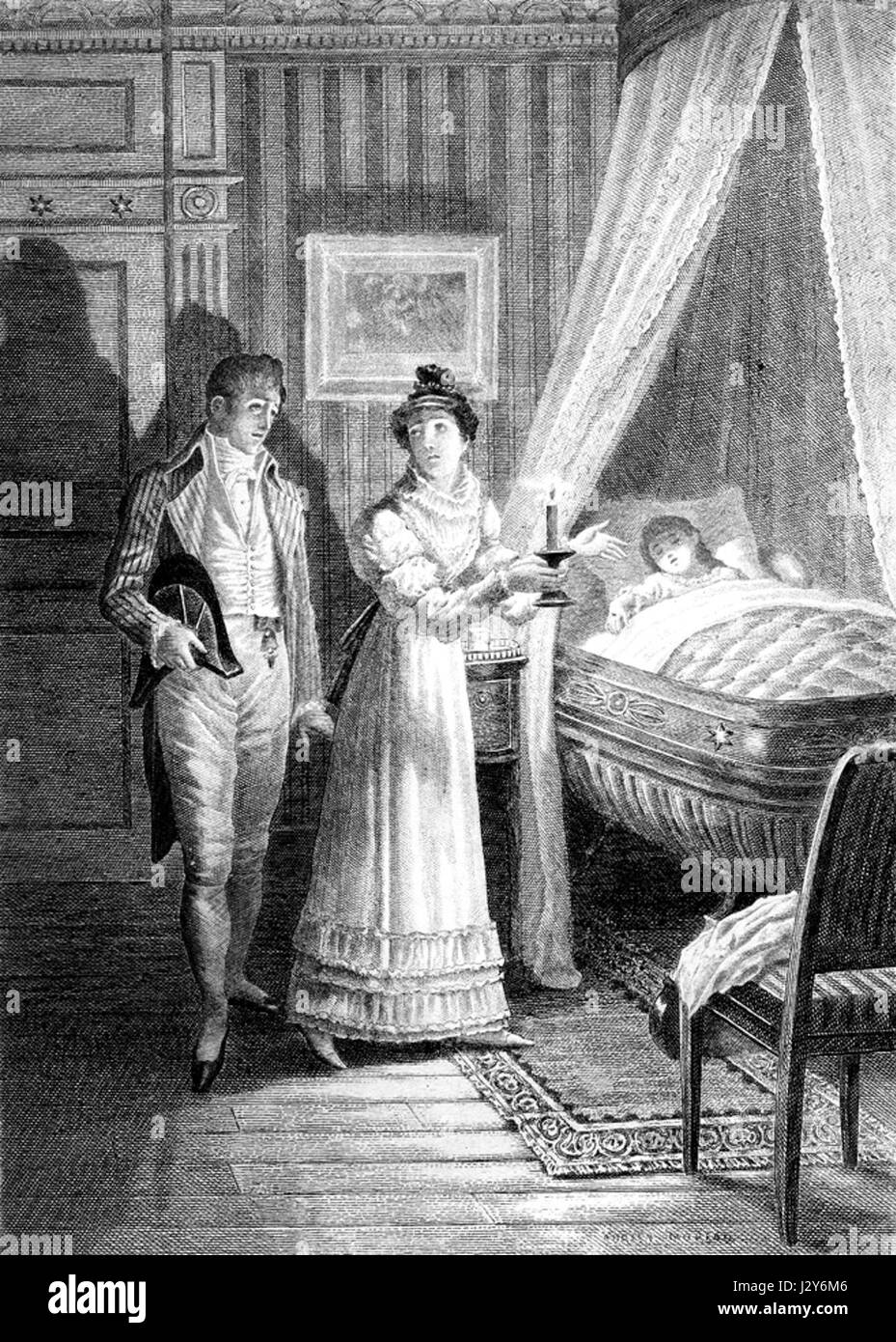 Il s’agit d’une référence littéraire ou artistique à une femme dans la trentaine, peut-être dans une œuvre de HonorÃ© de Balzac. Les œuvres de Balzac explorent souvent les complexités des relations humaines, la classe sociale et les défis auxquels les femmes sont confrontées à son époque. Banque D'Images