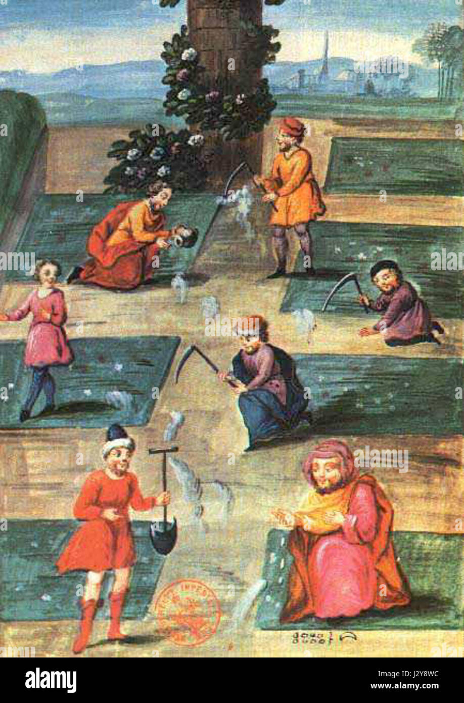 Alchimie de Flamel14 Banque D'Images