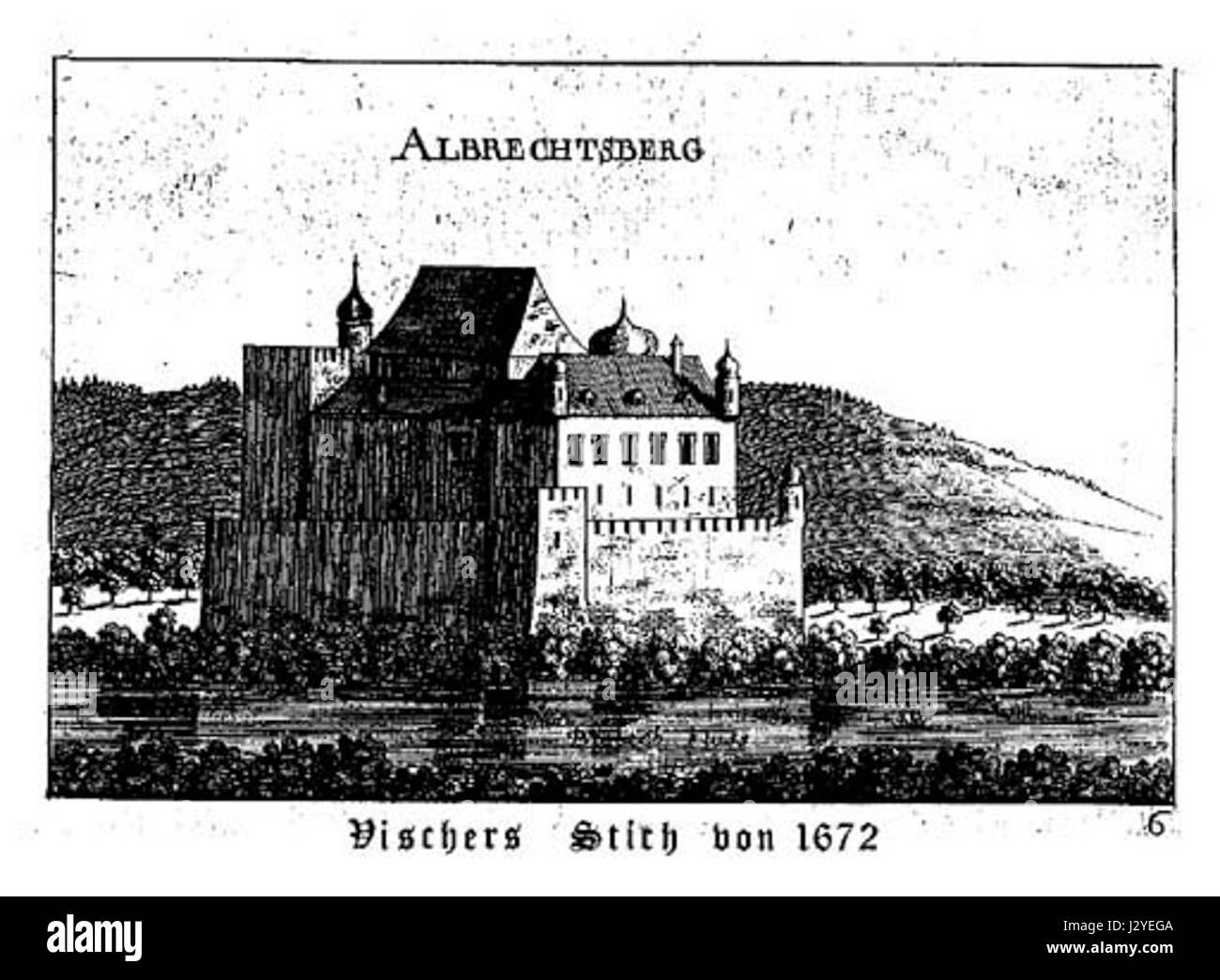 Albrechtsberg1672 Banque D'Images