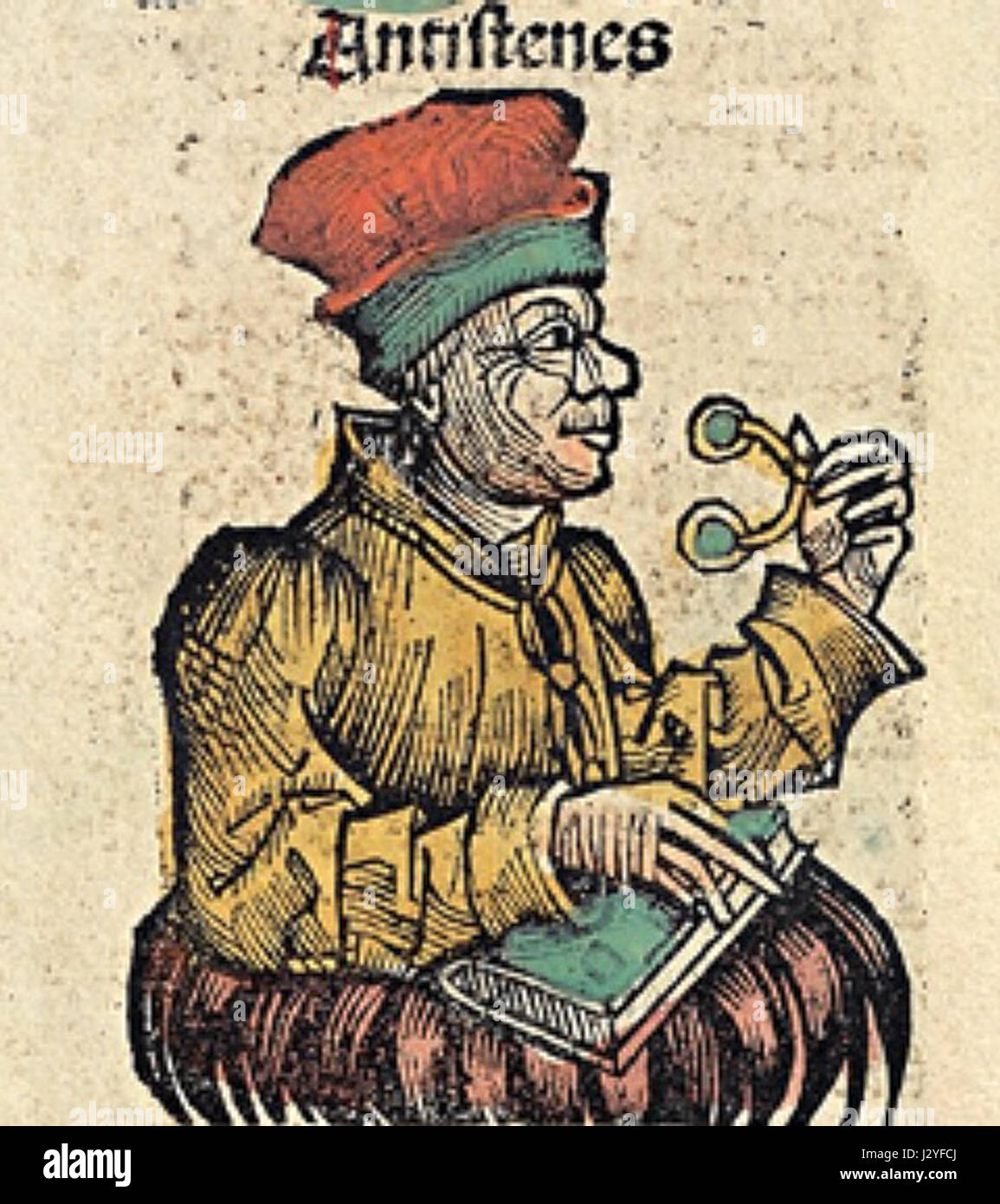 Antisthène Nuremberg Chronicle Banque D'Images