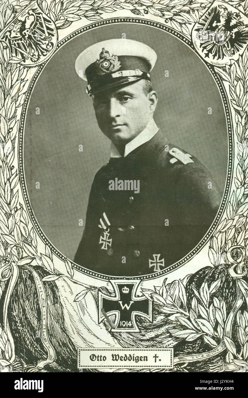 Alexis WW1 Otto Weddingen Banque D'Images