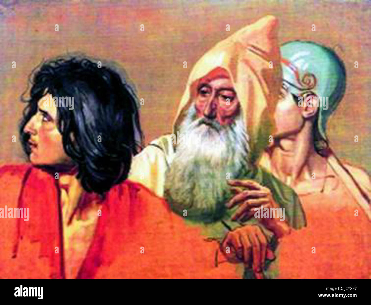Cette référence, 'Alexandr Ivanov 019', se réfère probablement à une œuvre d'art spécifique ou une pièce du peintre russe Alexandre Ivanov, connu pour ses peintures religieuses et historiques classiques. Banque D'Images