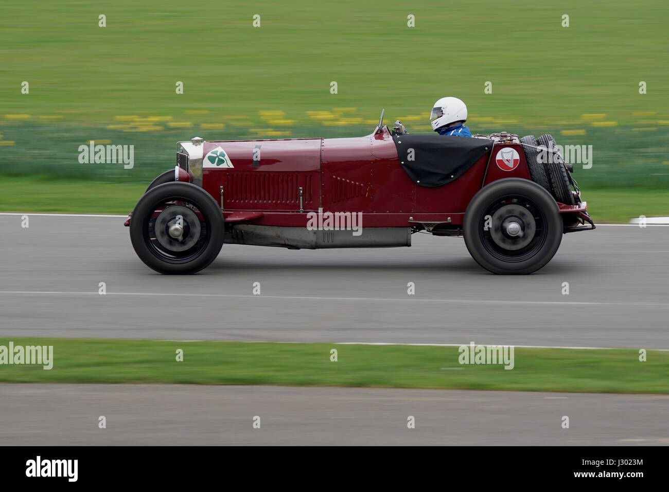 Alfa Romeo 1923 RLTF de Christopher Mann à la 75e réunion des membres de Goodwood Banque D'Images