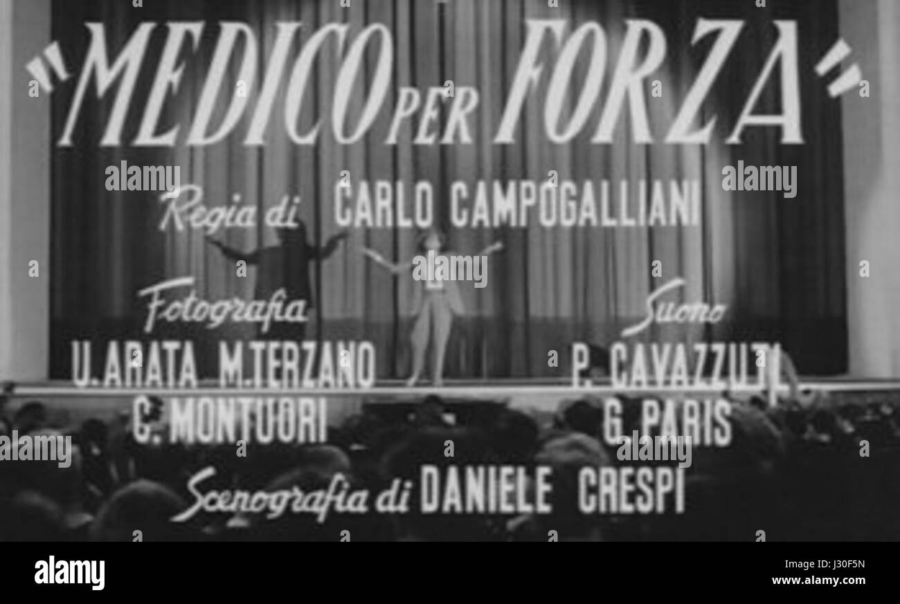 Medico par forza1 Banque D'Images