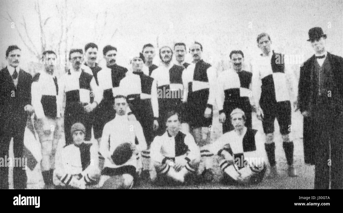 Rugby US Milanese 1911 Banque D'Images