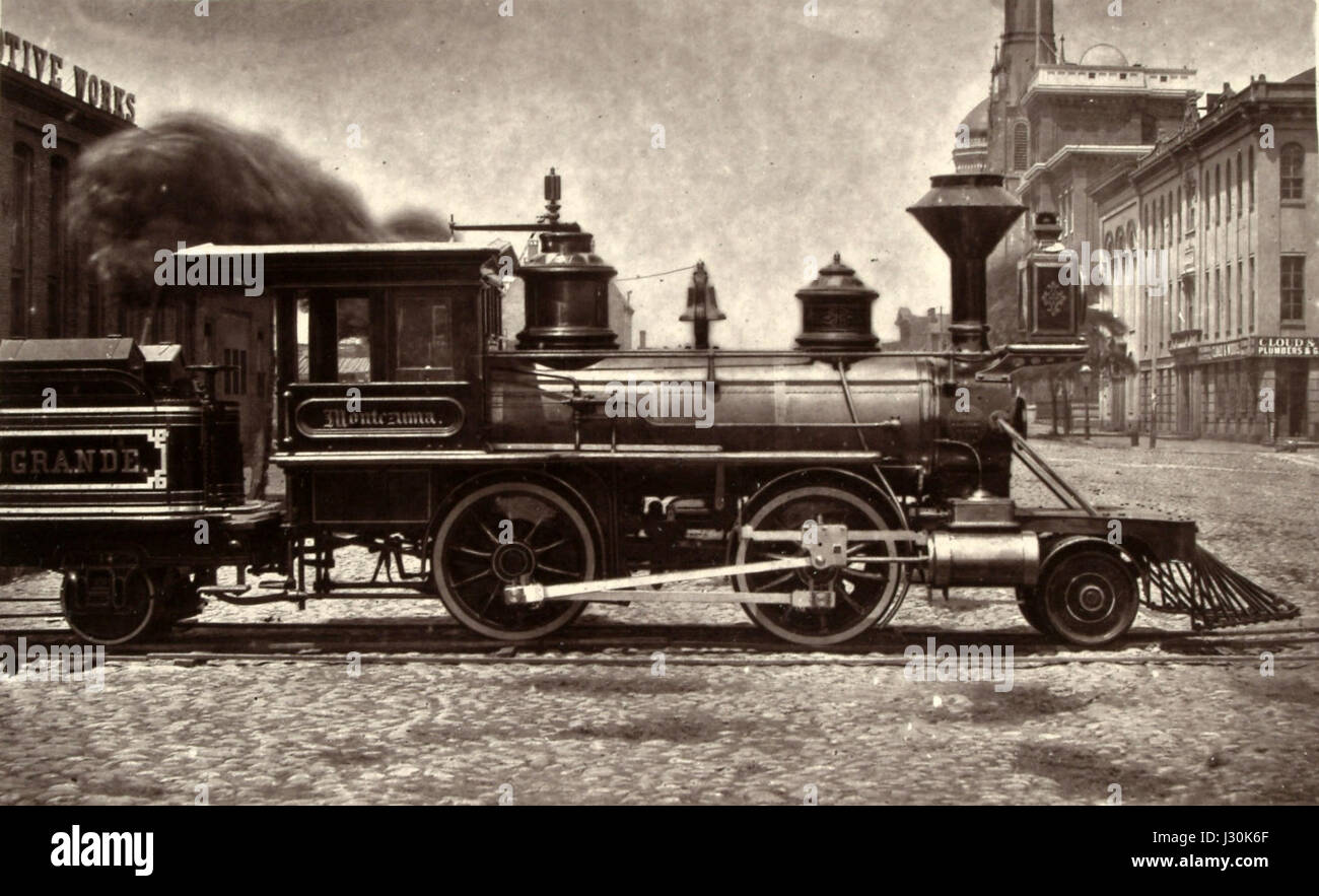 Baldwin 2-4-0, Denver & Rio Grande Montezuma, 1871 Banque D'Images