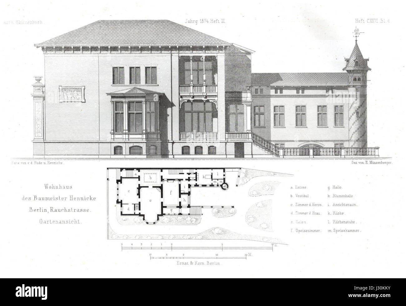 Villa Berlin Hennicke comme 1 Banque D'Images