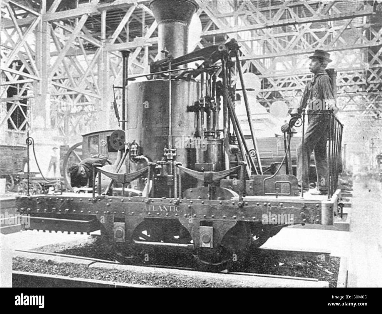 Baltimore & Ohio locomotive Grasshopper, 1832 (Howden, Boys' Book de locomotives, 1907) Banque D'Images