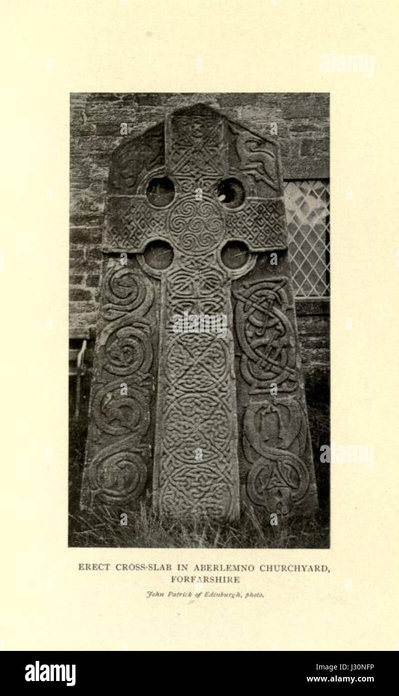 Dans l'art celtique et païen du Christianisme, p185 Banque D'Images