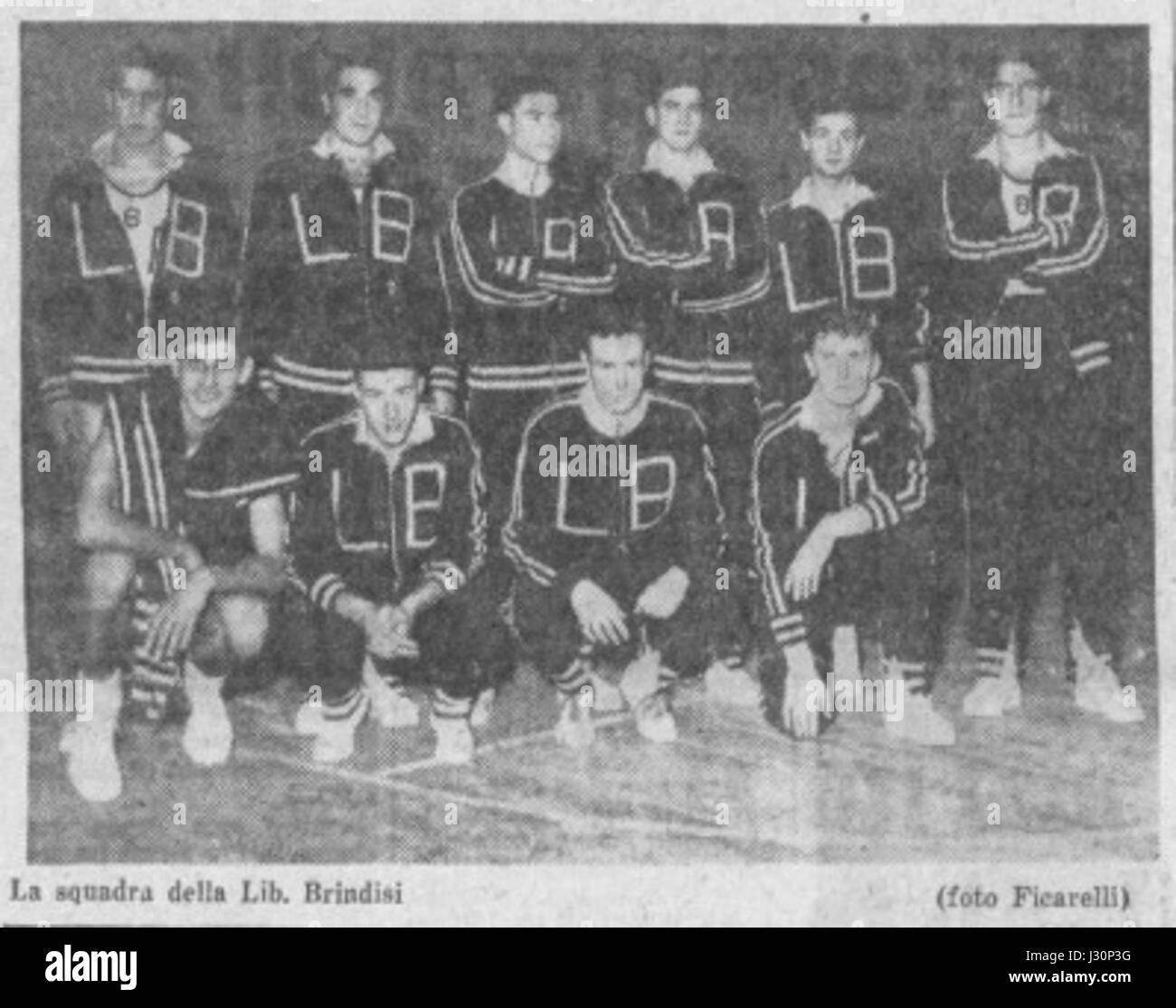 Libertas Brindisi 1961-1962 Banque D'Images