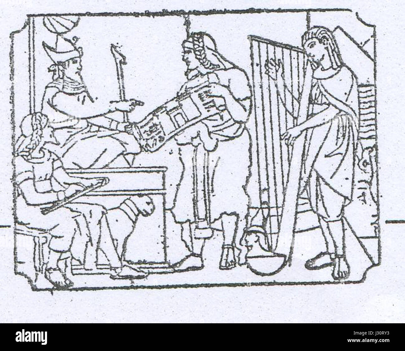 Josep Mirabent i Gatell était un artiste espagnol connu pour son travail sur les décorations extérieures de sgraffito, en particulier le projet Sesostris. Banque D'Images