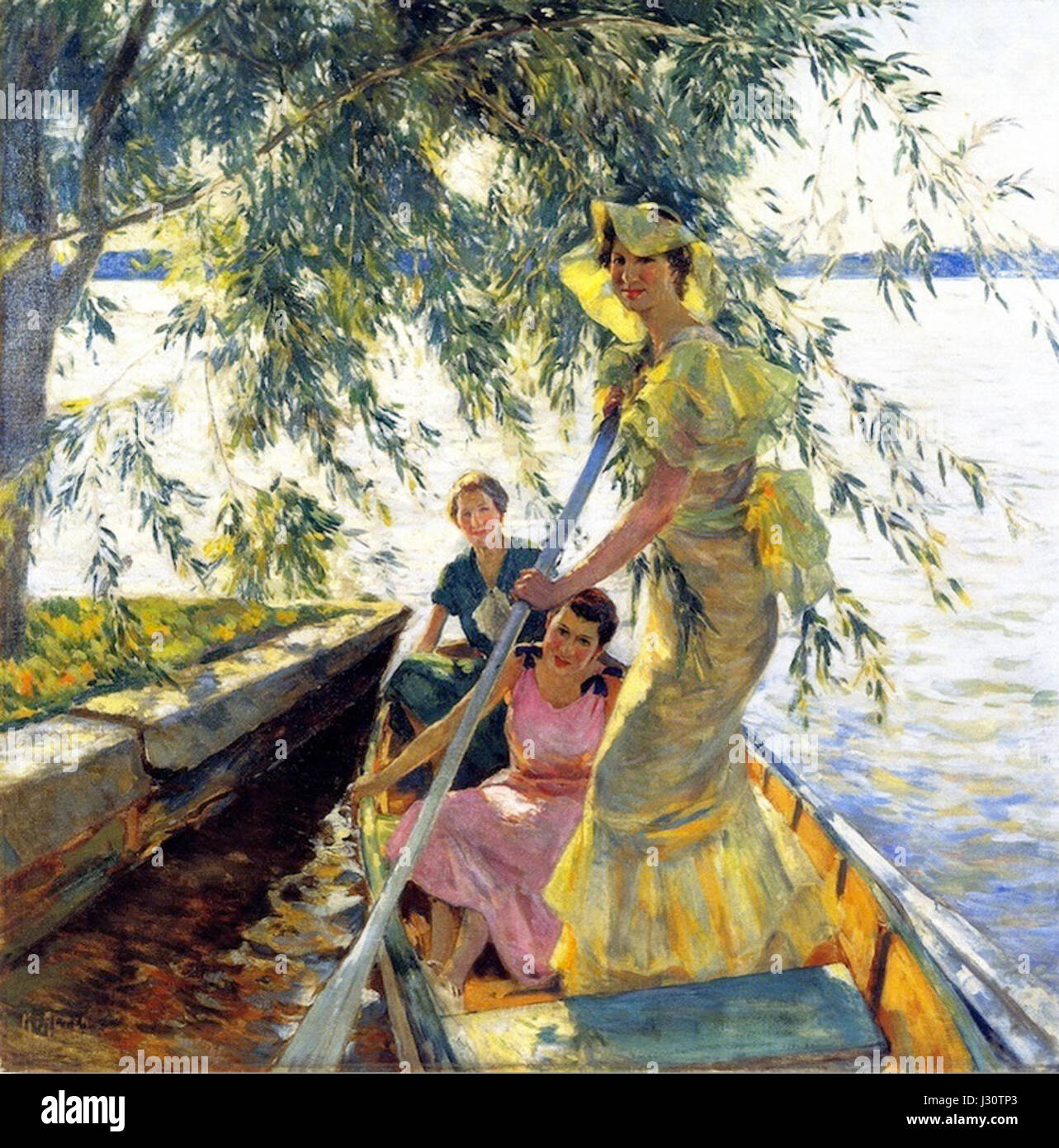 Portrait historique ou représentation de femmes d'Alten, mettant éventuellement en valeur la tenue vestimentaire traditionnelle, le mode de vie ou les rôles au sein de la société locale de la région. Banque D'Images