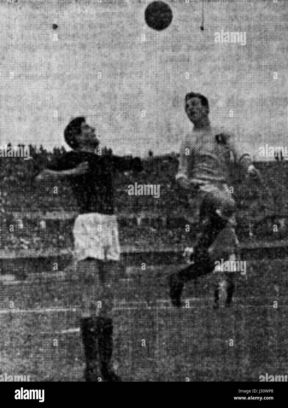 Mazzola Colpo di testa fait référence à une action ou technique spécifique liée à la Mazzola individuelle, éventuellement dans des sports tels que le football ou une référence artistique. Banque D'Images