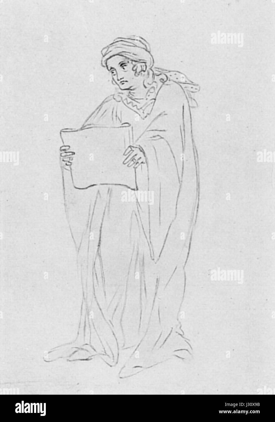 August Wilhelm Iffland était un acteur et dramaturge allemand renommé aux XVIIIe et XIXe siècles. Ses œuvres ont contribué à façonner le théâtre allemand, en particulier dans les domaines du théâtre et de la comédie. Banque D'Images