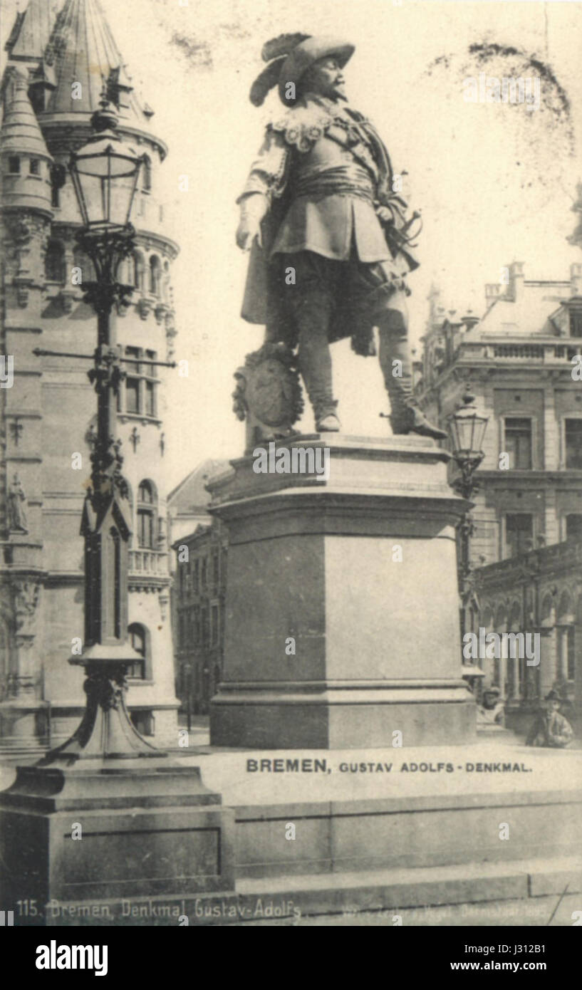 Bremen Gustav Adolf Banque D'Images