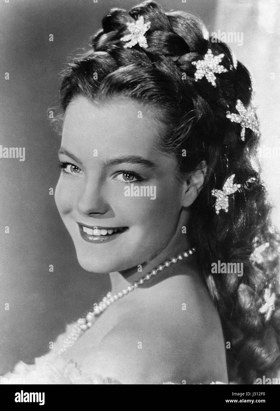 Romy Schneider 1955 Banque D'Images