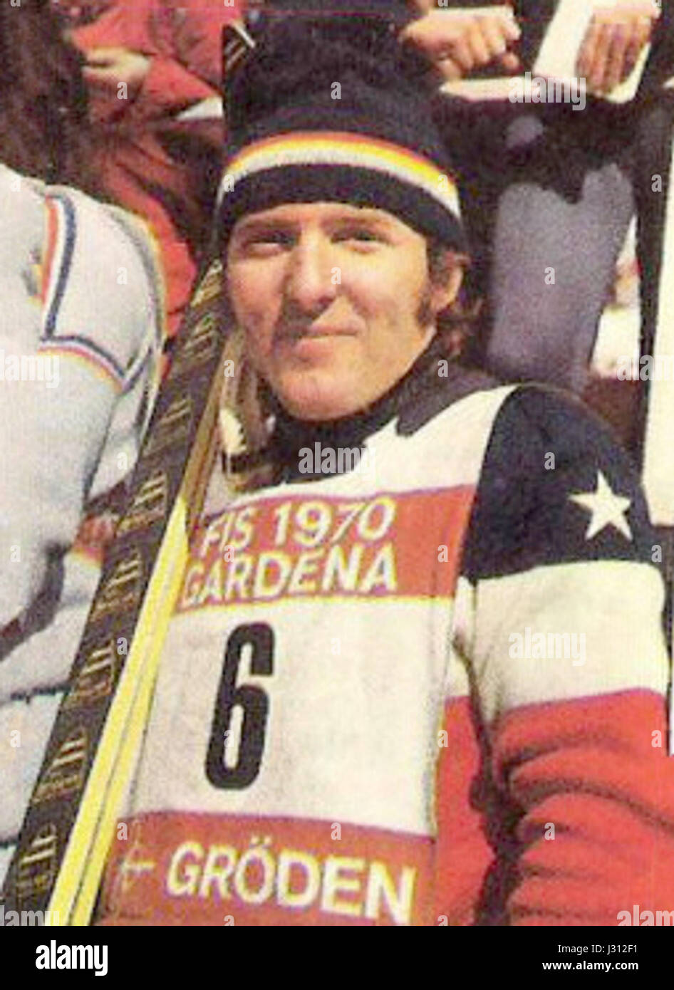 Billy Kidd 1970 skieur Banque D'Images