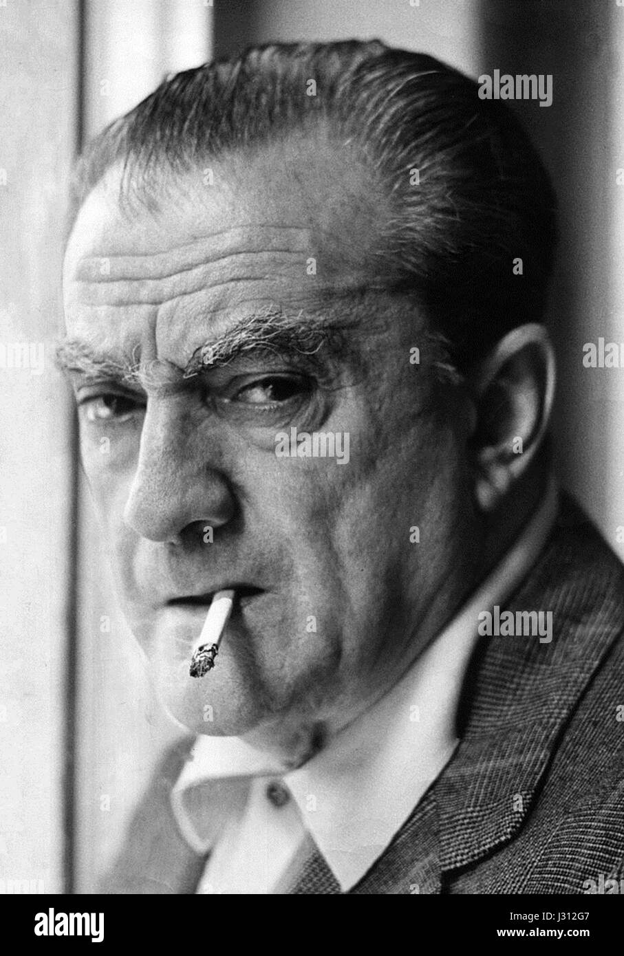 Luchino Visconti 1972 Banque D'Images