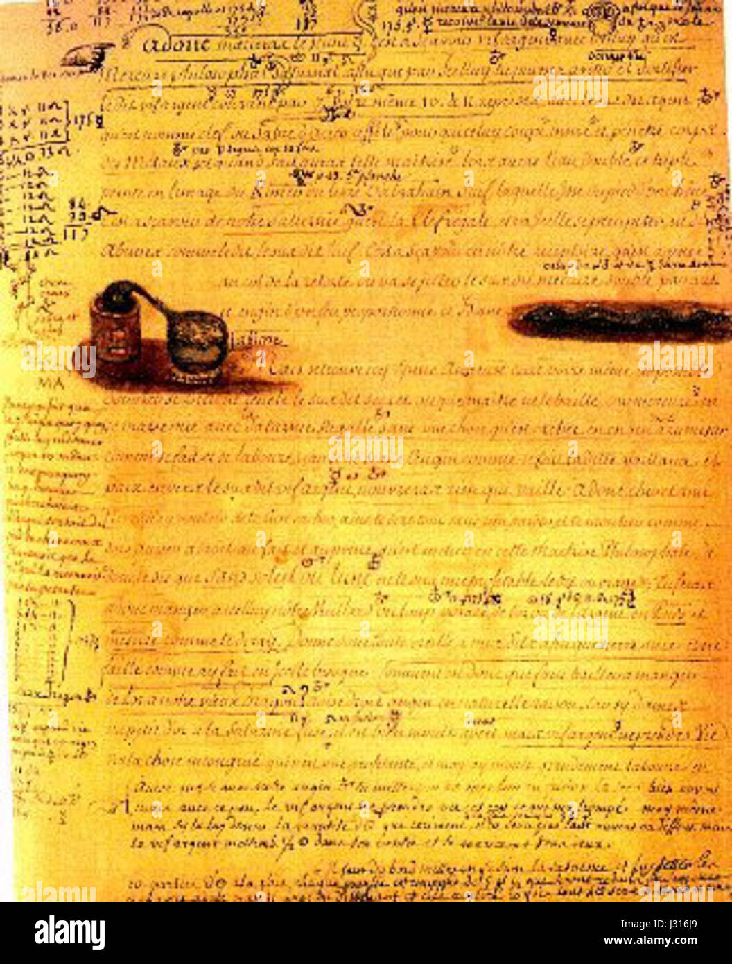 'Alchimie de Flamel' est un travail qui explore les pratiques alchimiques attribuées à Nicolas Flamel, célèbre scribe français et prétendu alchimiste. Le livre couvre ses expériences, ses philosophies et son influence sur l'alchimie pendant la période médiévale. Banque D'Images