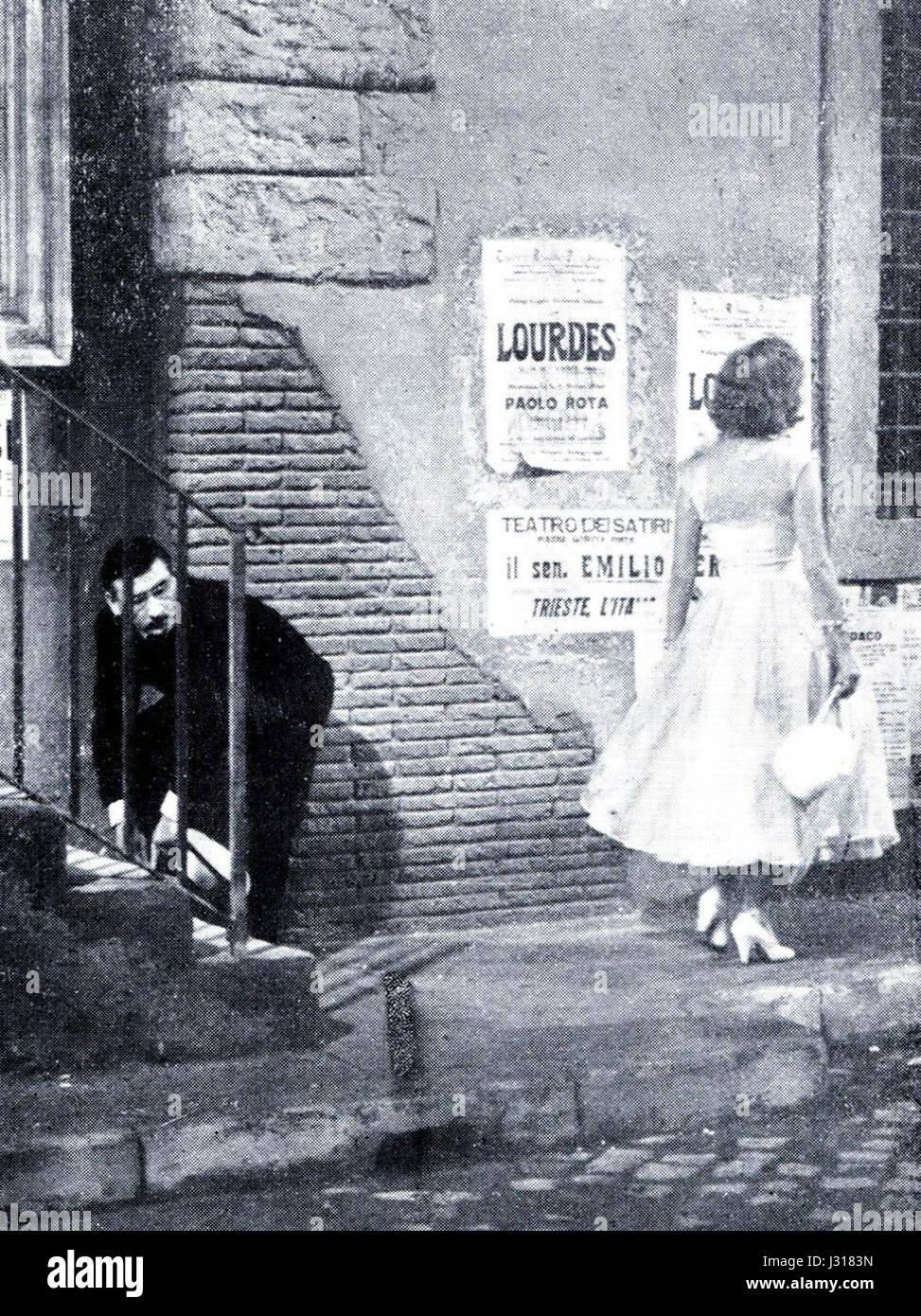 Passeggiata 1953 rascel foto sc Banque D'Images