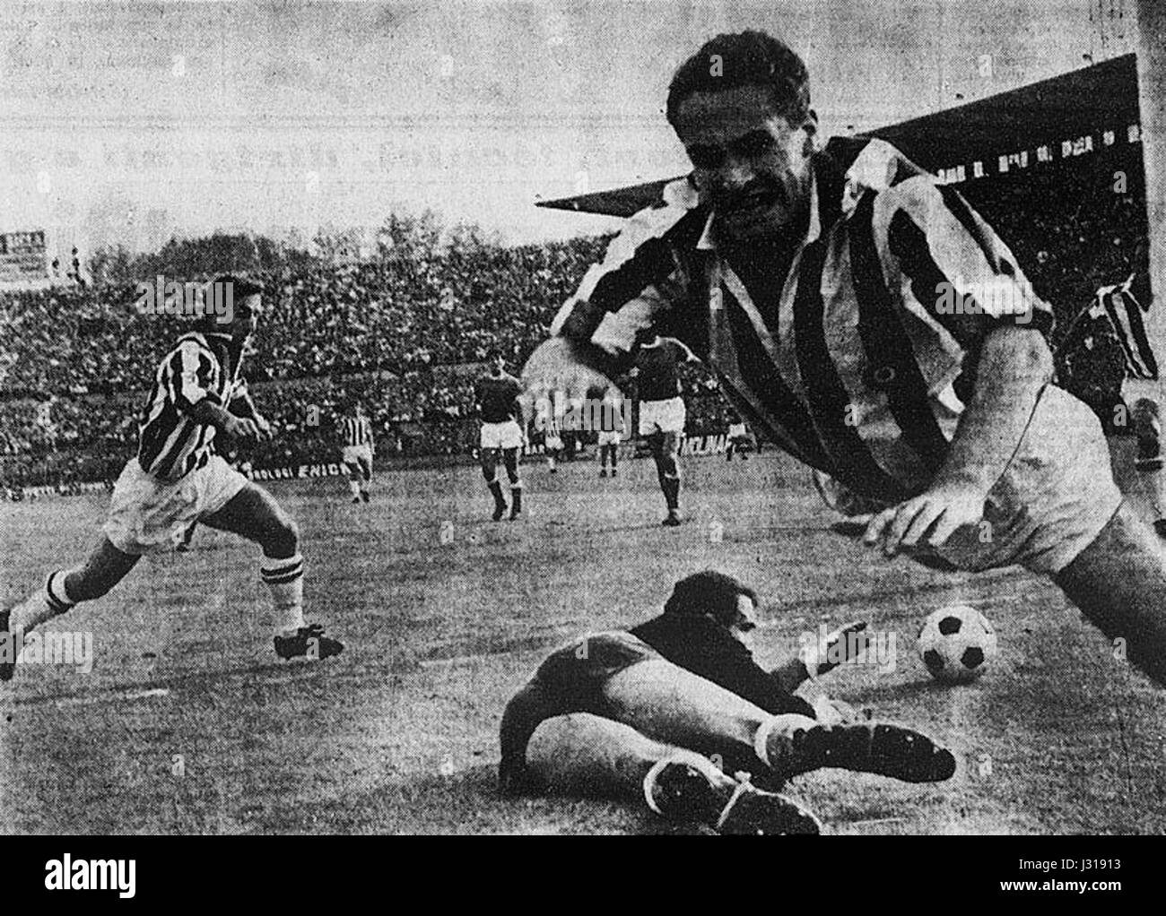 Serie A 1965-1966 - Juventus vs Napoli - II, Silvino Bercellino Bandoni, Menichelli Banque D'Images