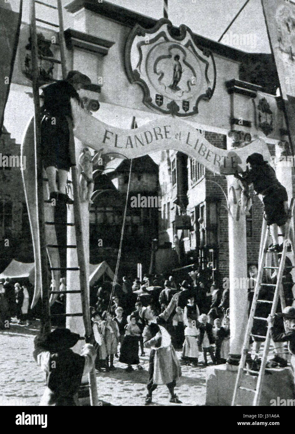 Kermesse portale Boom Banque D'Images