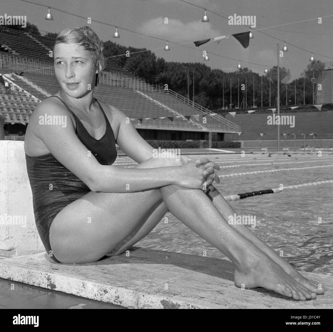 Larisa Viktorova Jeux Olympiques 1960 Banque D'Images
