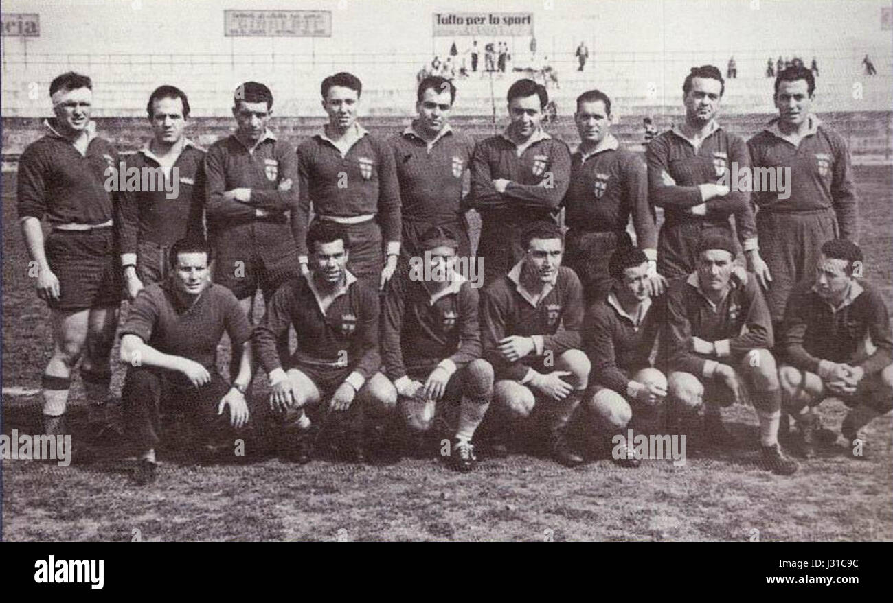 Parma Rugby 1950 Banque D'Images