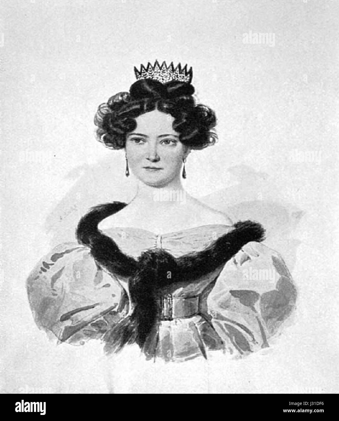 Brullov A, un artiste russe acclamé, est connu pour son travail dans les styles romantique et académique, en particulier ses peintures historiques et de genre. Banque D'Images