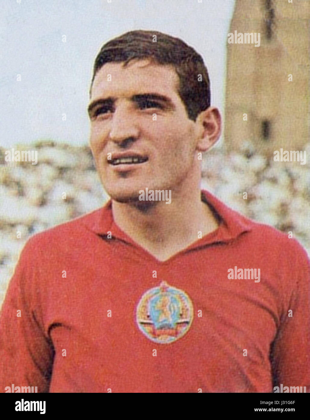 Il s'agit d'une figure culturelle ou historique nommée Dimitar Penev, active ou notable vers 1974. Banque D'Images
