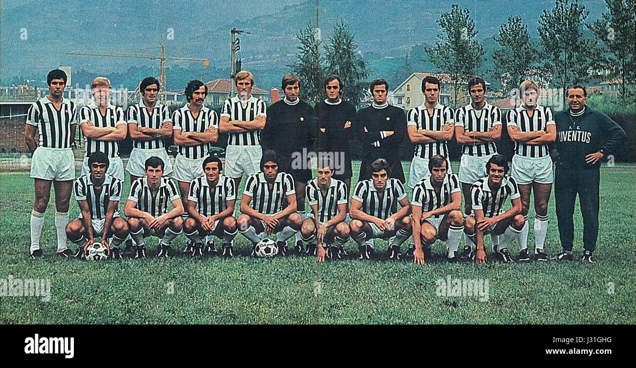Juventus Football Club 1971-1972 Banque D'Images
