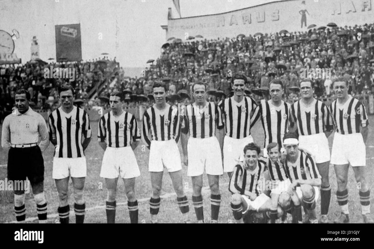 Foot-Ball Club Juventus 1932-1933 Banque D'Images