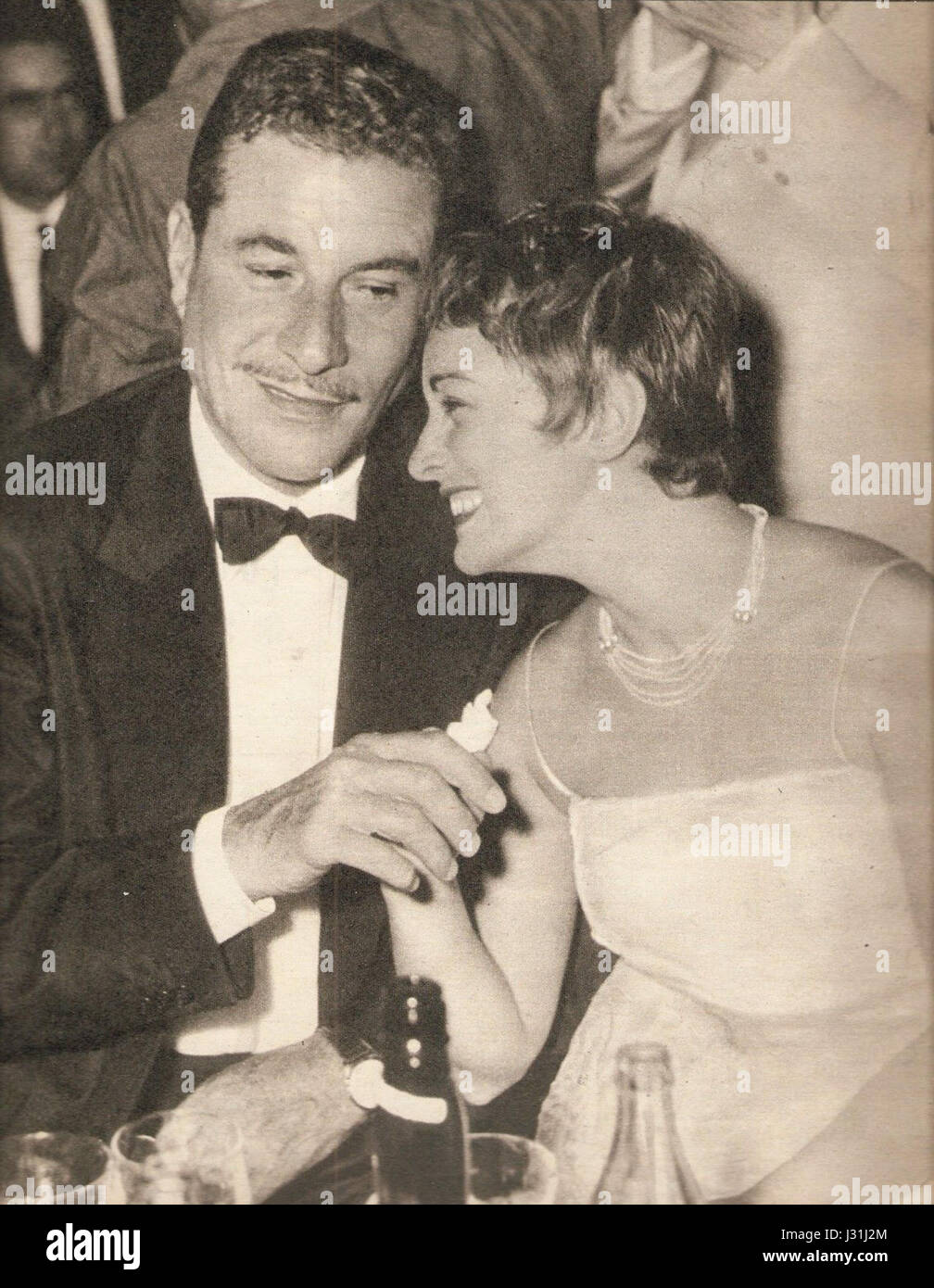 Amedeo Nazzari et Irene Genna, 1960 Banque D'Images