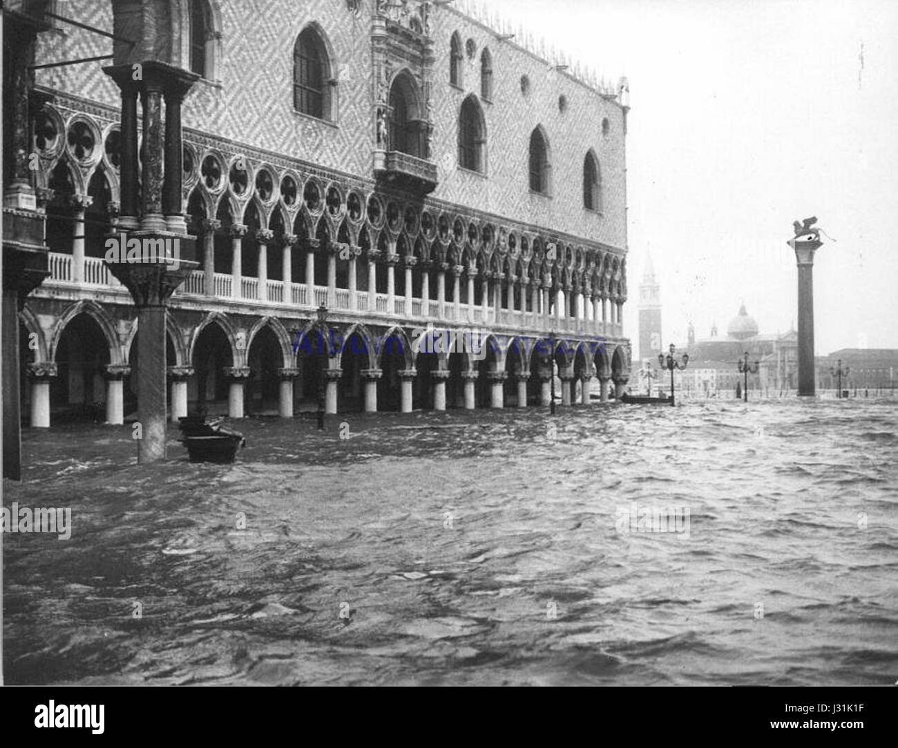 Alluvione di Venezia del 1966 Banque D'Images