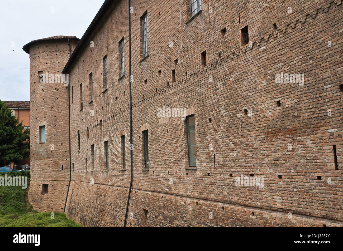 Palais Farnèse. Piacenza. Emilia-Romagna. L'Italie. Banque D'Images