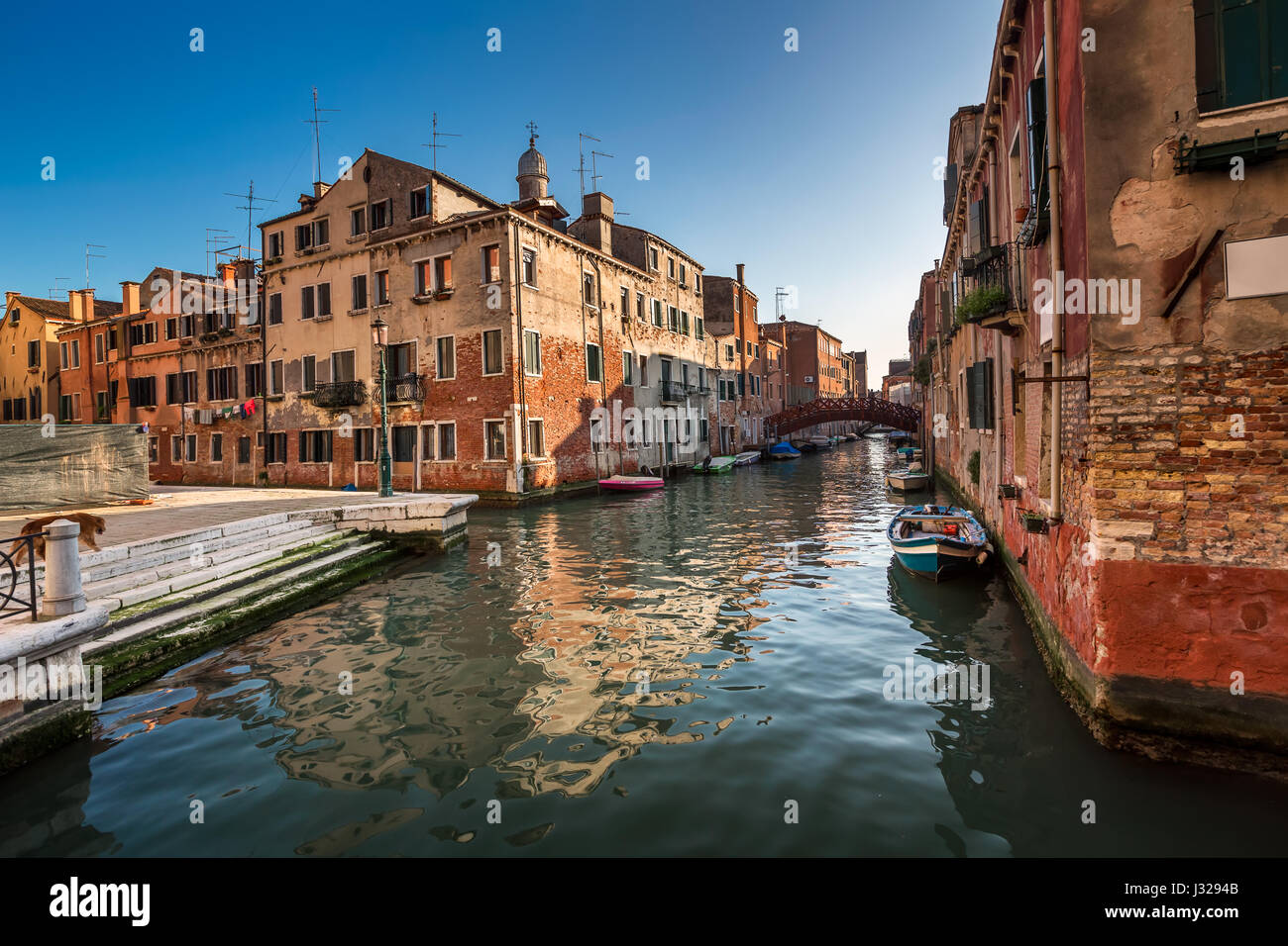 Rio de S. Pantalon Canal in Venice, Italie Banque D'Images