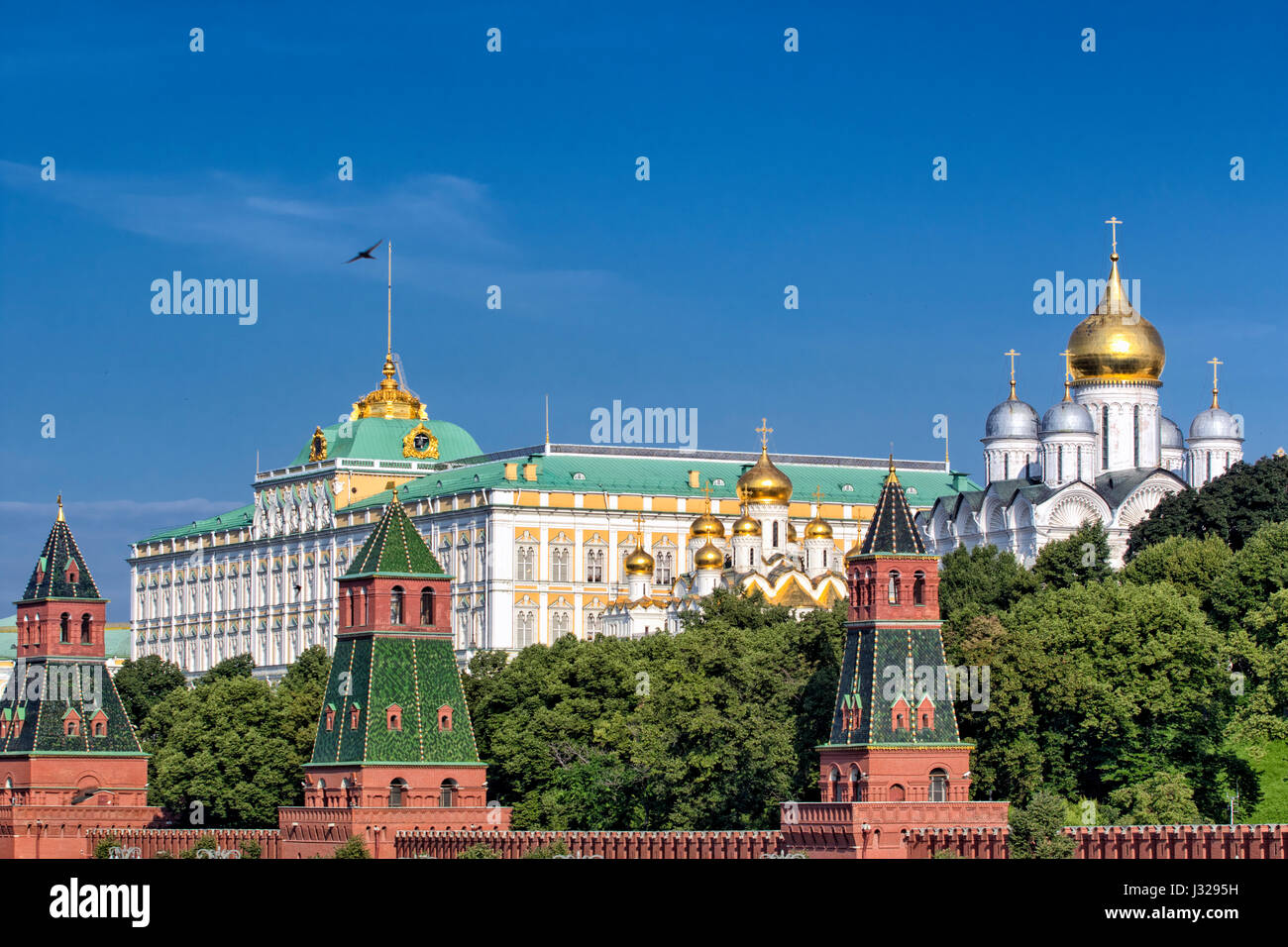 Le Kremlin de Moscou et skyline Banque D'Images