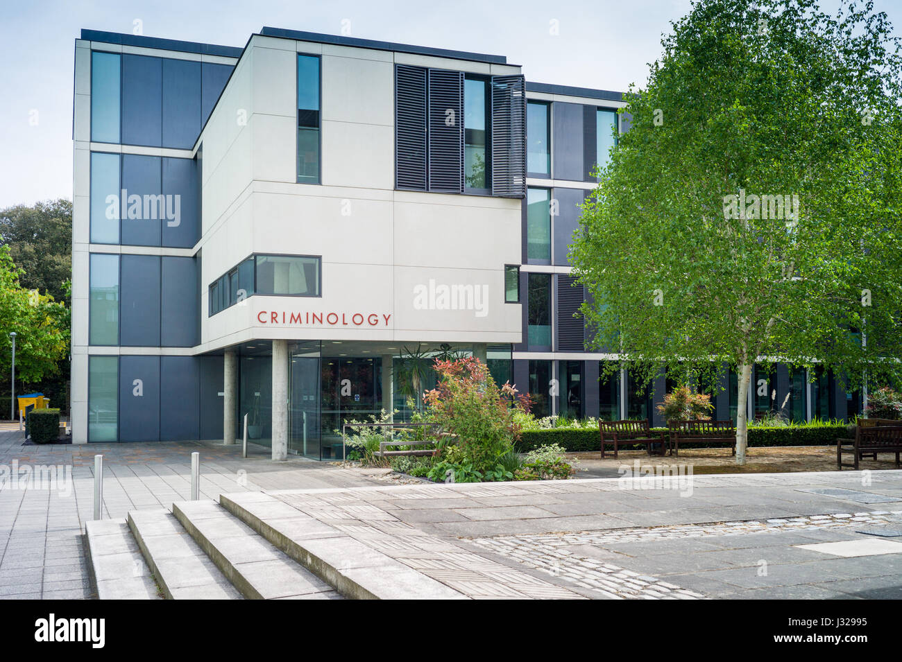 Le nouvel Institut de criminologie de l'édifice, achevé en 2005, sur le site de Sidgwick. L'Institut fait partie de l'Université de Cambridge. Banque D'Images