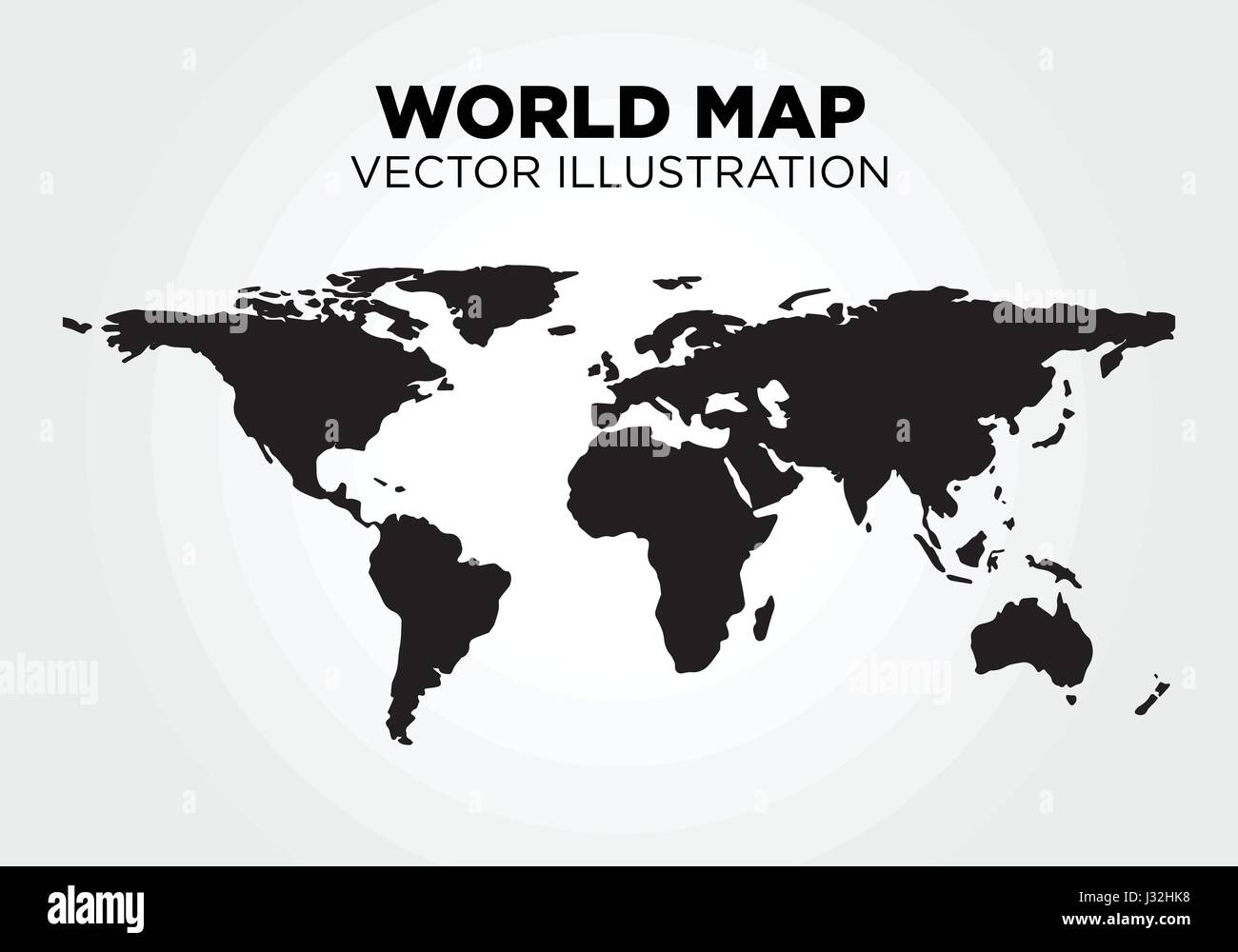 Carte du monde vector illustration Illustration de Vecteur