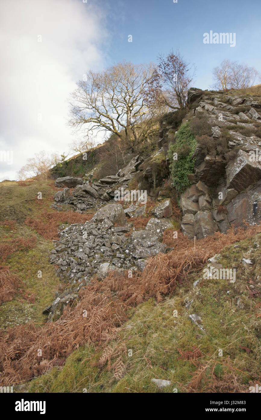 Au-dessus de Ystalyfera Banque D'Images