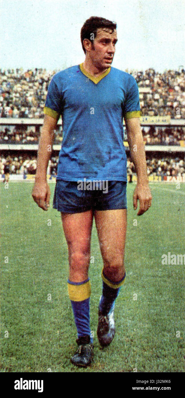 Roberto Mazzanti - AC Hellas Verona 1970-1971 Banque D'Images