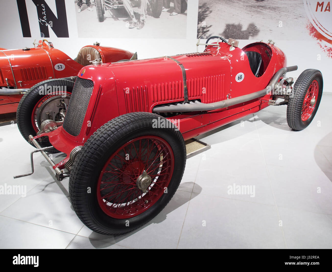 La Maserati 8CM Monoposto Grand Prix 1933 était une voiture de course emblématique avec un moteur 8 cylindres, une puissance de 220 CH et une capacité de 3 litres, conçue pour le sport automobile de compétition. Banque D'Images